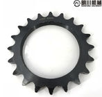 Black color wheel with sprocket , 45C chain wheel sprocket Simplex Row