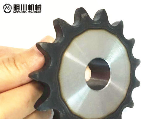 Steel Conveyor Chain Sprocket Wheel / Small Chain Sprocket With Heat Treatment